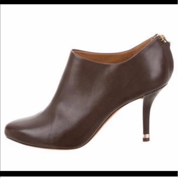 Givenchy chocolate leather booties - Picture 4 of 6